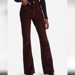 Rag & Bone Burgundy Corduroy Pants